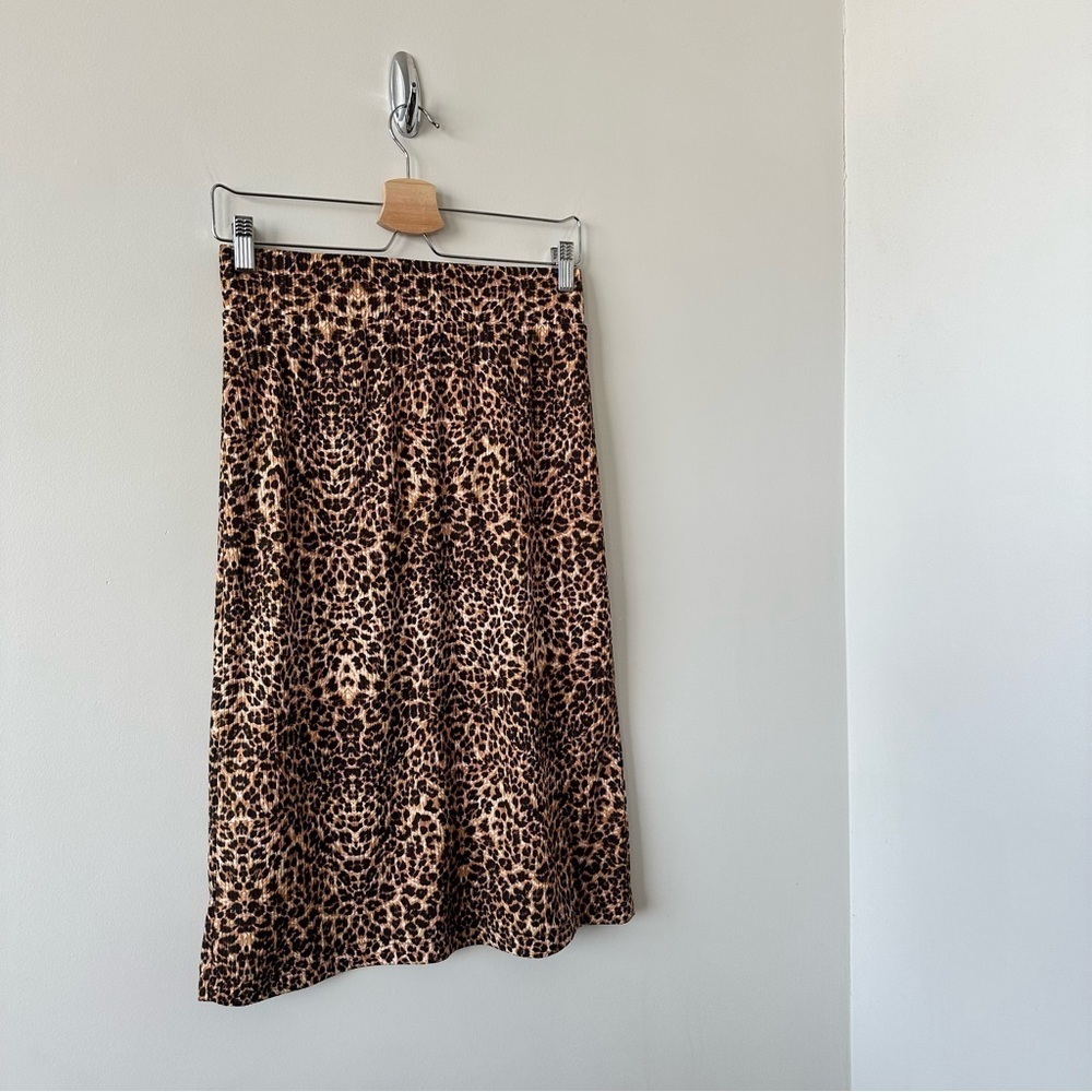 JACKSON Rowe "Magnolia" Animal Print Skirt (Size:Small) - Picture 4 of 8